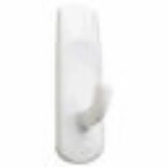 Command General Purpose Hooks Medium 3 lb Cap White 2 Hooks and 4 Strips/Pack - Picture 4 of 7